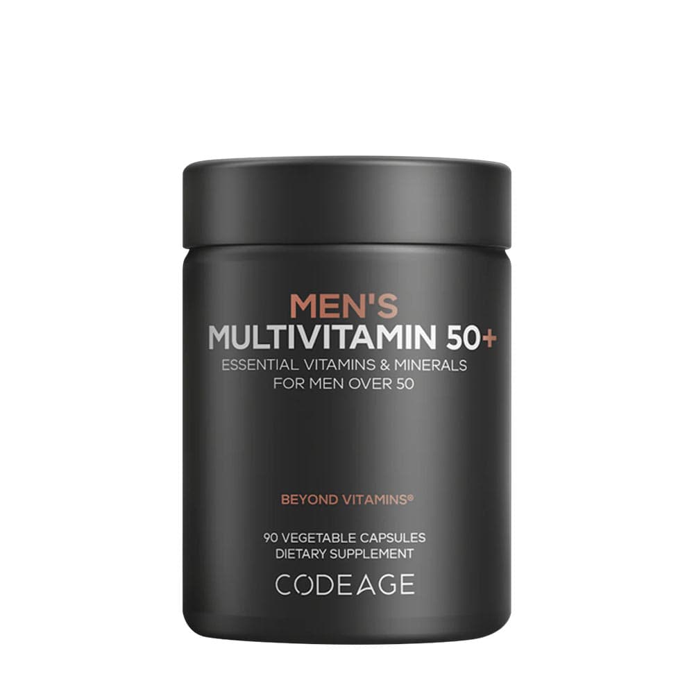 Codeage Men'S Multivitamin 50+ - 90 Vcaps - 90 Vegetable Caps – Codeage förpackning