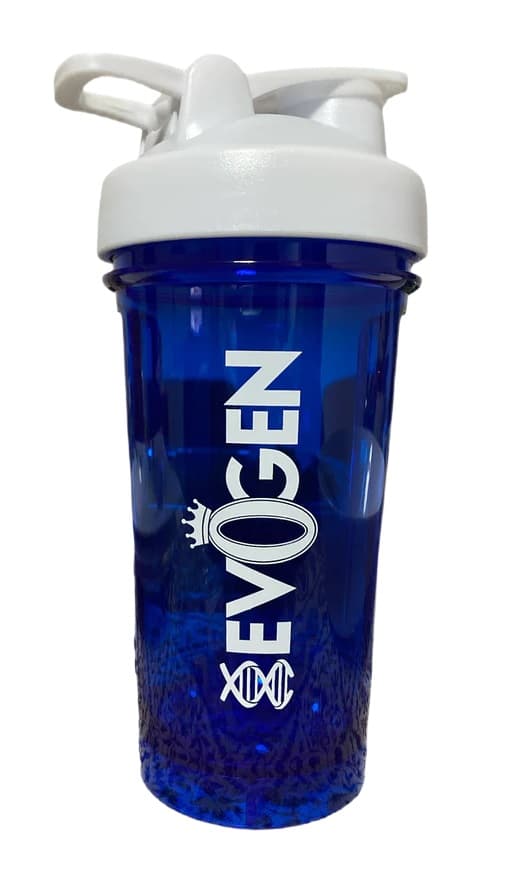 Evogen Crown Pro Shaker, Blue White - 500ml. – Evogen förpackning