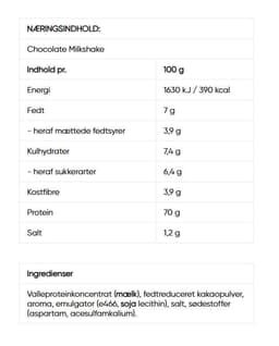 Wispy - Chocolate Milkshake - 1000g