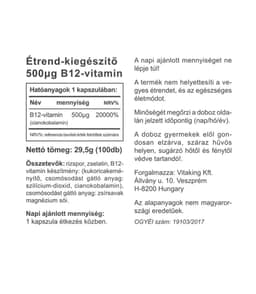 Vitaking - B-12 Vitamin Veggie - 60 Caps