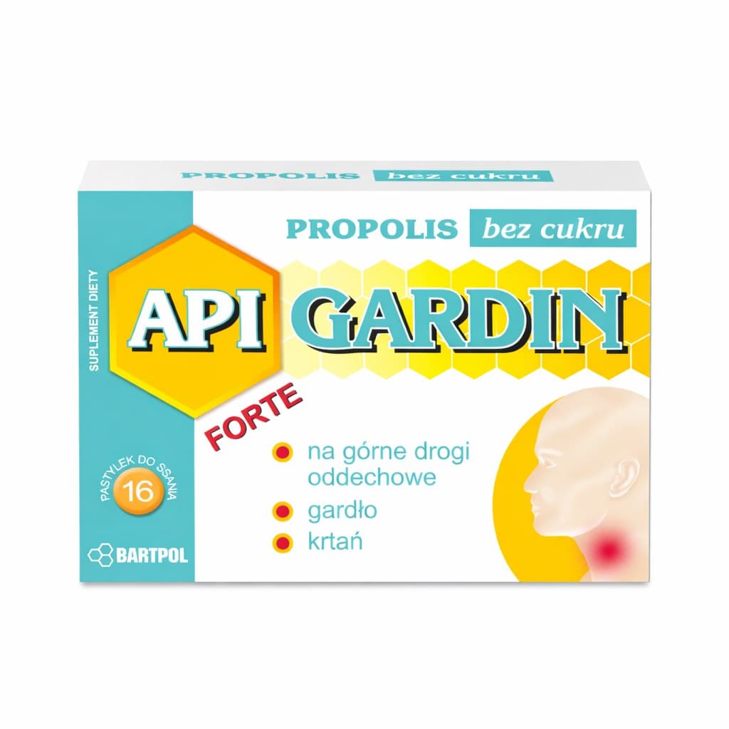 Bartpol - Api Gardini Propolis - 16 Lozenges – Bartpol förpackning