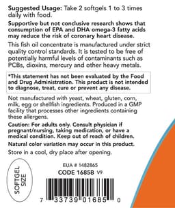 NOW Foods - Omega-3 Mini Gels - 180 Sgels