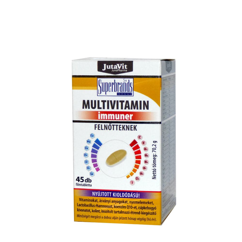 Jutavit - Multivitamin Immune - 45 Tabs – Jutavit förpackning