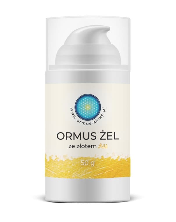 Ormus - Gold Gel - 50g – Ormus förpackning