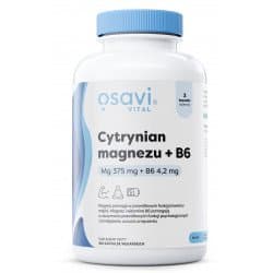Osavi - Magnesium + Vitamin B6 - 180 Vcaps – Osavi förpackning