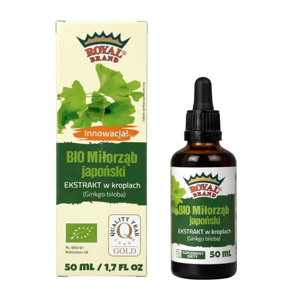 Royal Brand - Organic Ginkgo Biloba Extract - 50ml / 1,207ml