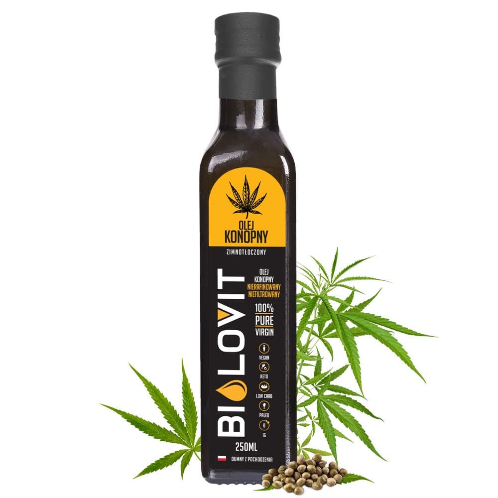 BioLovit - Hemp Oil – BIOLOVIT förpackning