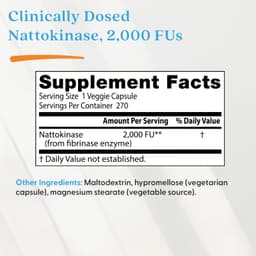 Doctor's Best - Nattokinase 2000 Fu - 270 Vcaps