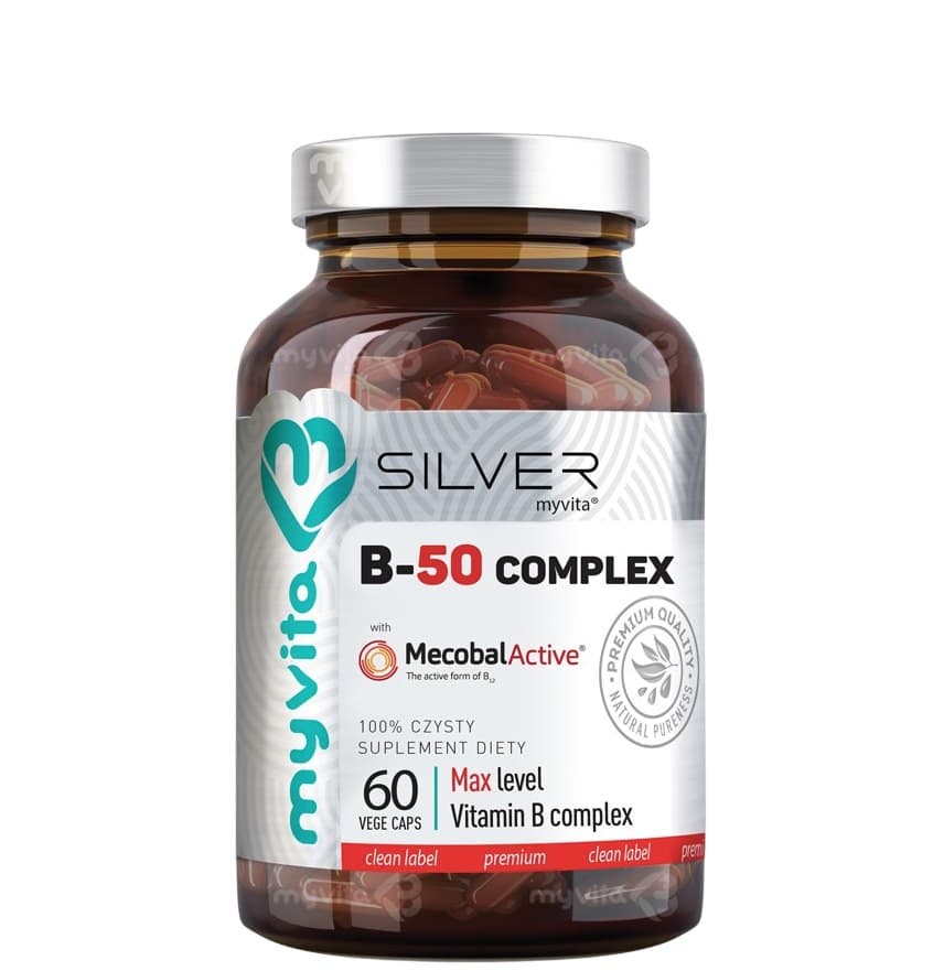 Myvita - Vitamin B-50 Complex Max 60 Caps