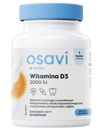 Osavi - Vitamin D3 2000IU - 60 Caps