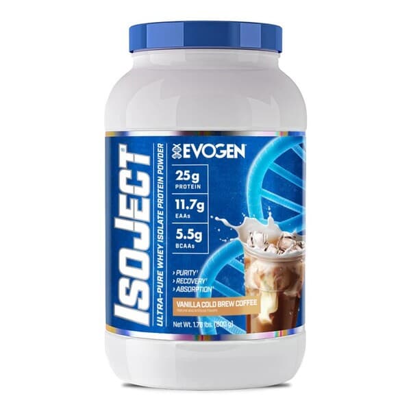 Evogen - Isoject, Vanilla Cold Brew Coffee - 800g – Evogen förpackning
