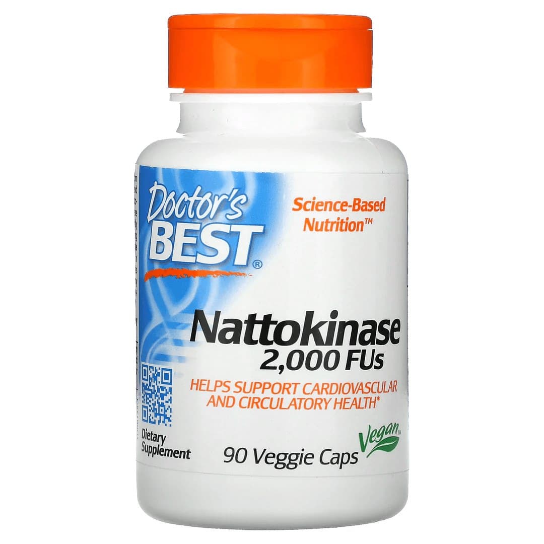 Doctor's Best - Nattokinaasi, 2000 FU - 90 Kapselia – Doctor's Best packaging