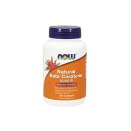 NOW Foods - Beta Carotene Natural, 25,000IU - 180 Sgels