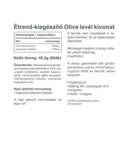 Vitaking Olive Leaf Extract 500mg - 60 Caps