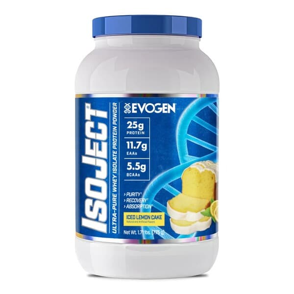 Evogen - Isoject, Iced Lemon Cake - 775g – Evogen förpackning