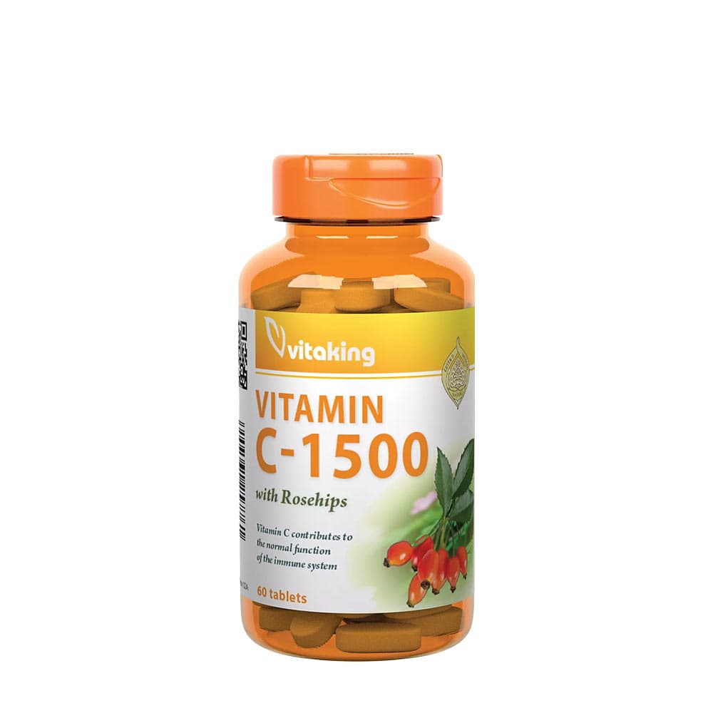 Vitaking - Vitamin C 1500 With Rosehips - 60 Tabs – Vitaking förpackning