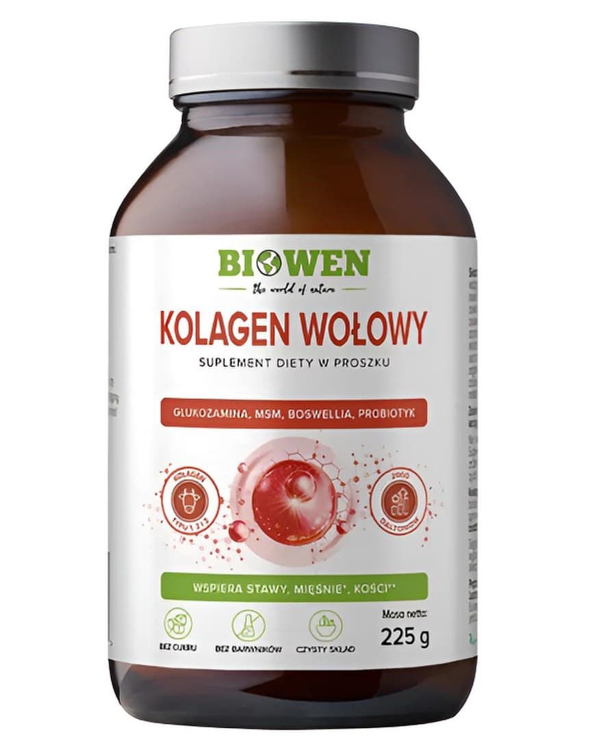 Biowen - Beef Collagen - 225g – Biowen förpackning