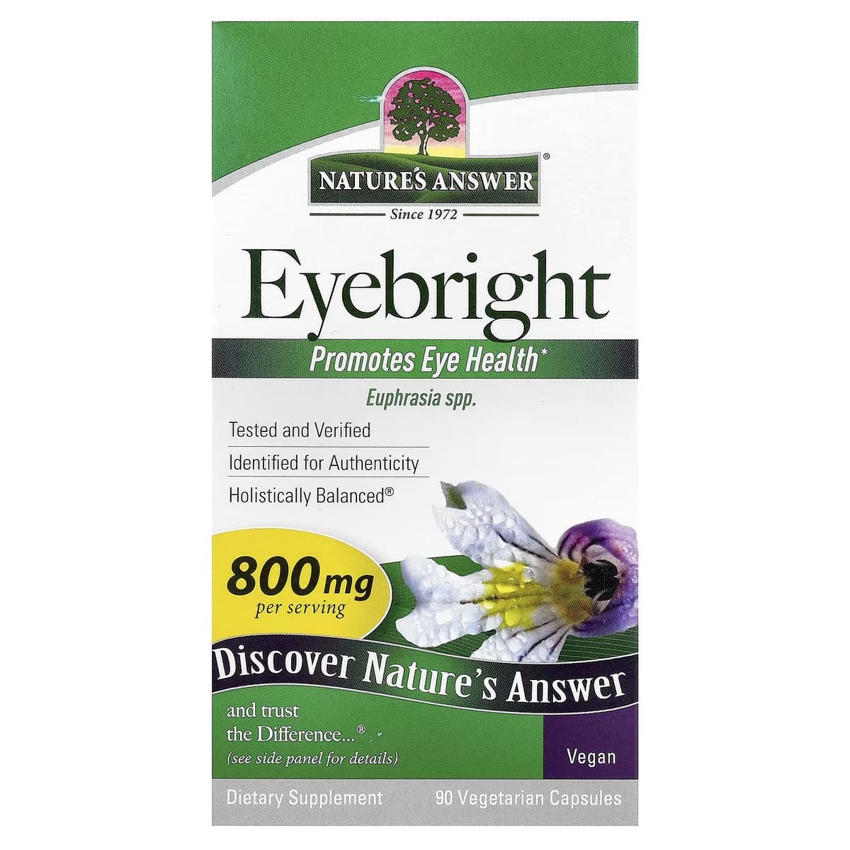 Nature's Answer - Eyebright - 90 Vcaps