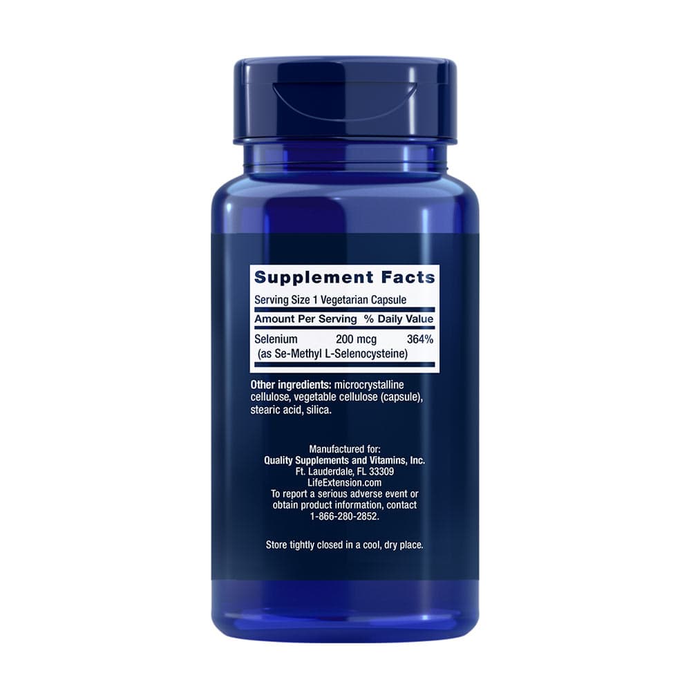 Life Extension - Se-Methyl L-Selenocystein, 200mcg - 90 Vcaps