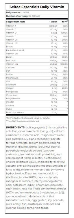 Scitec Nutrition - Daily Vitamin - 90 Tabs