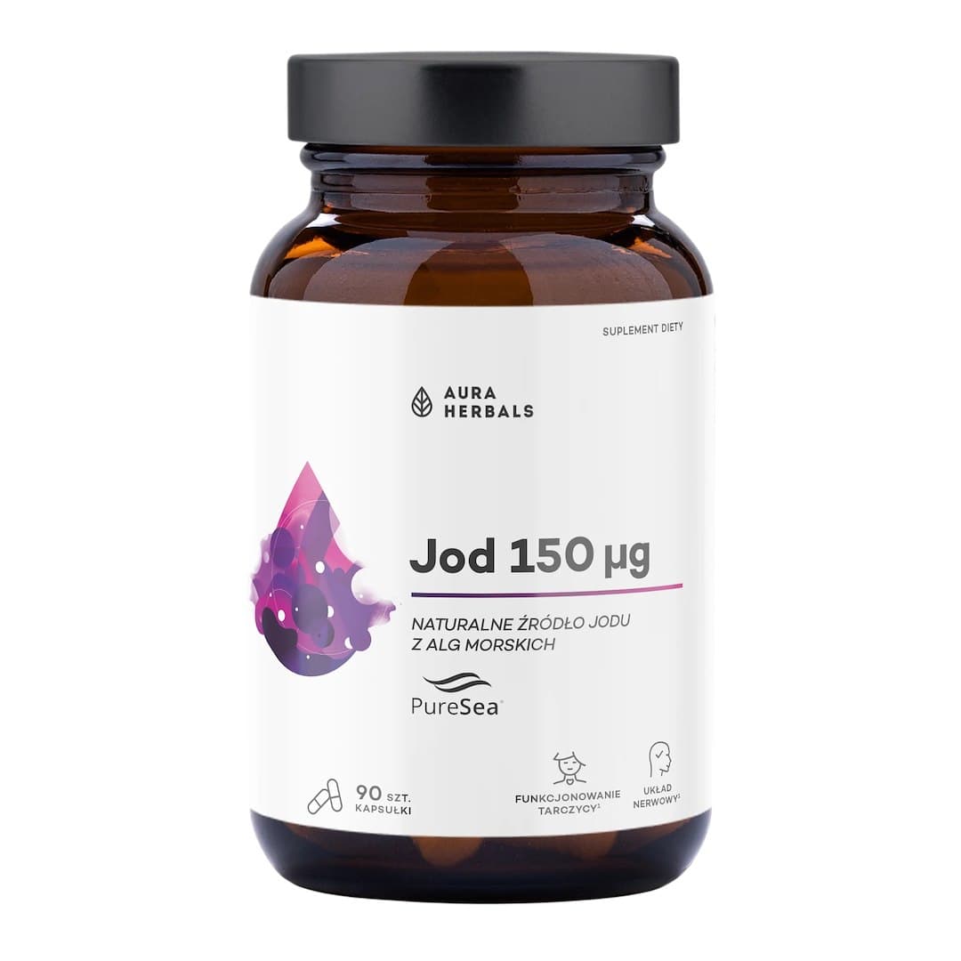 Aura Herbals - Iodine - 90 Caps – Aura Herbals förpackning