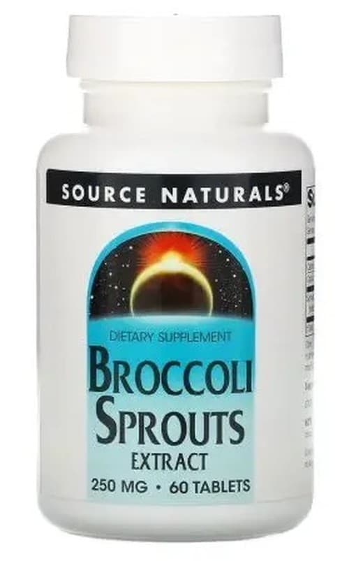 Source Naturals - Broccoli Sprouts Extract - 60 Tabs – Source Naturals förpackning