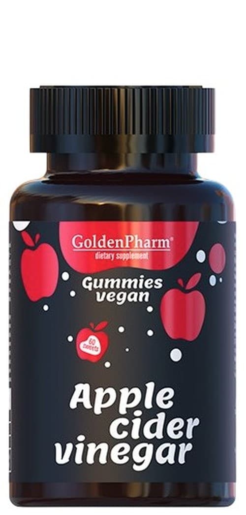 Golden Pharm - Apple Cider Vinegar Gummies - 60 Pcs – Golden Pharm förpackning