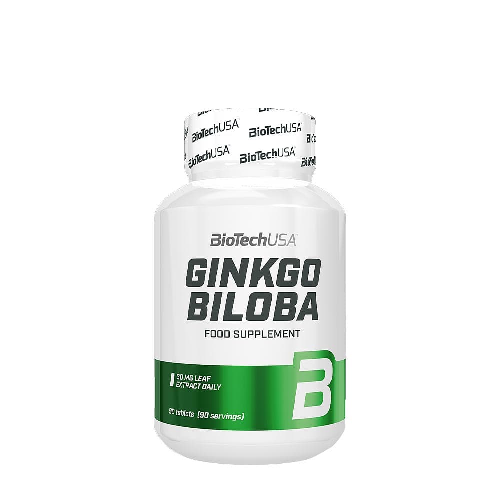 Biotechusa - Ginkgo Biloba - 90 Tabs – BioTechUSA förpackning