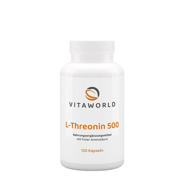 Vitaworld - L-Threonine 500 - 120 Caps – Vitaworld