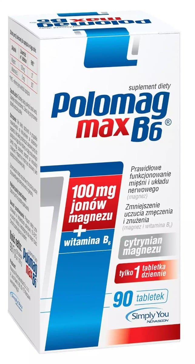 Simply You - Polomag maxB6 - 90 tablets – Simply You förpackning