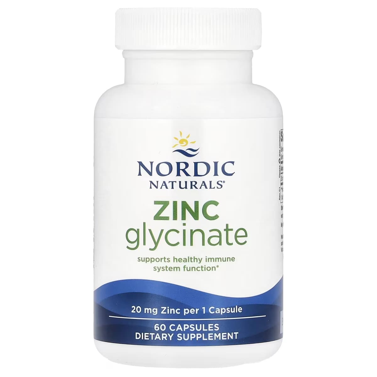 Nordic Naturals - Zinkglycinat - 60 kapsler