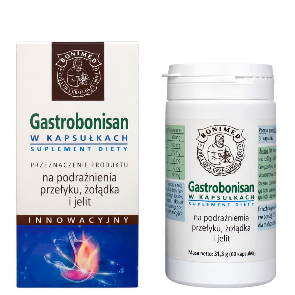 Bonimed - Gastrobonisan 60 Caps – Bonimed förpackning