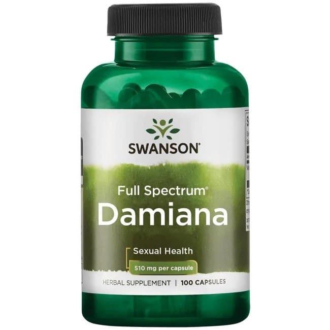Swanson - Full Spectrum Damiana - 100 Caps