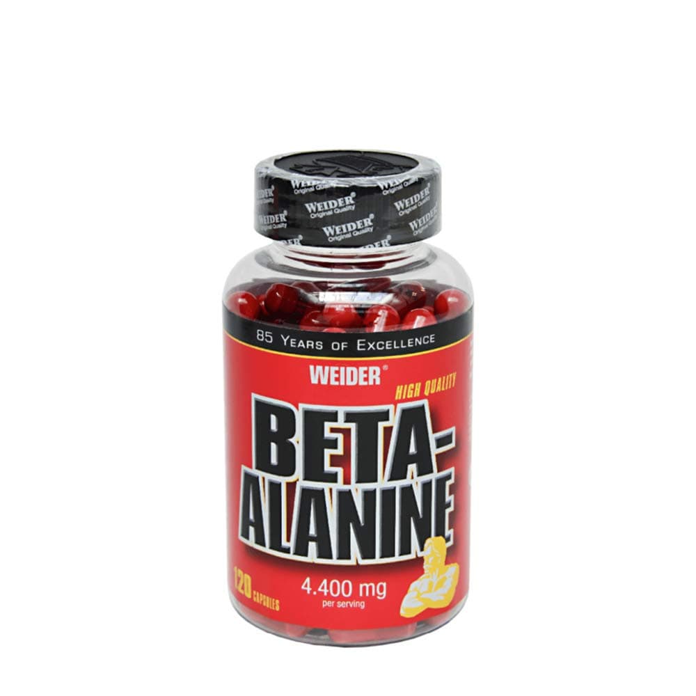 Weider - Beta-Alanine - 120 Caps – Weider förpackning