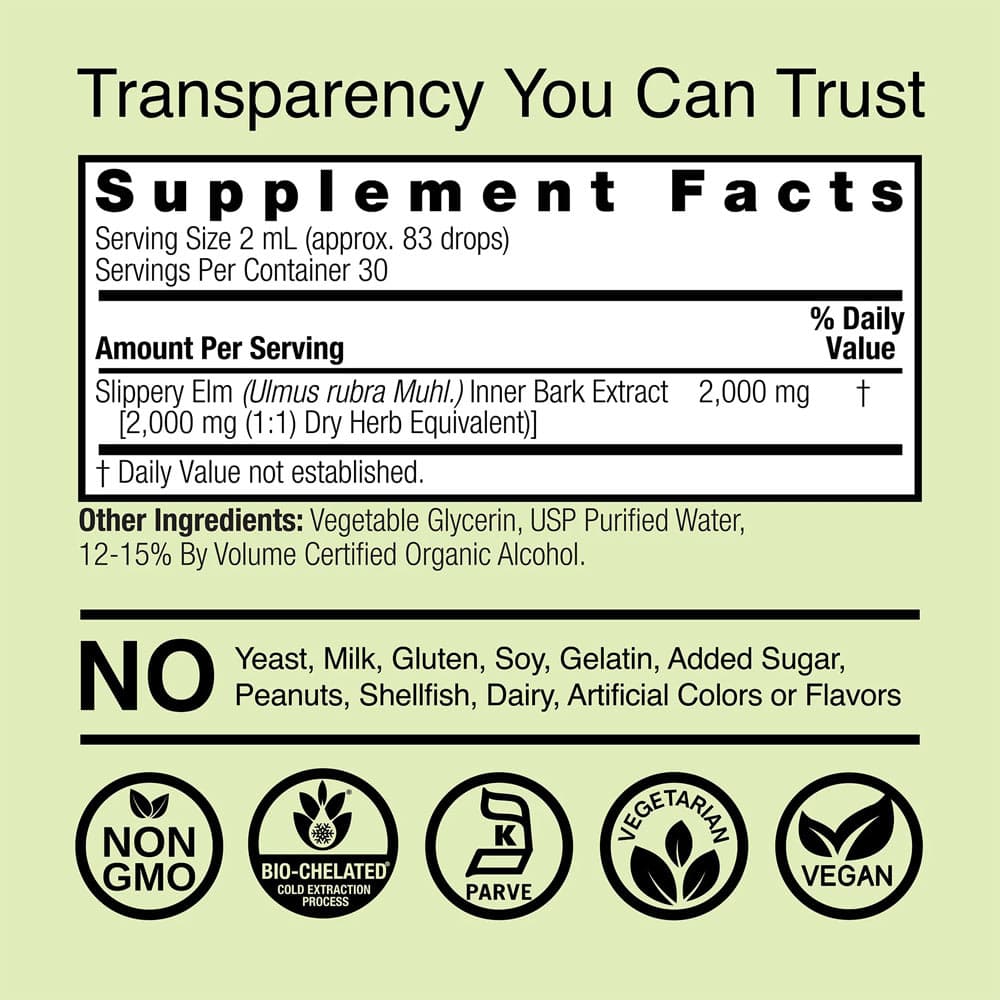 Nature's Answer - Slippery Elm Extract - 60ml