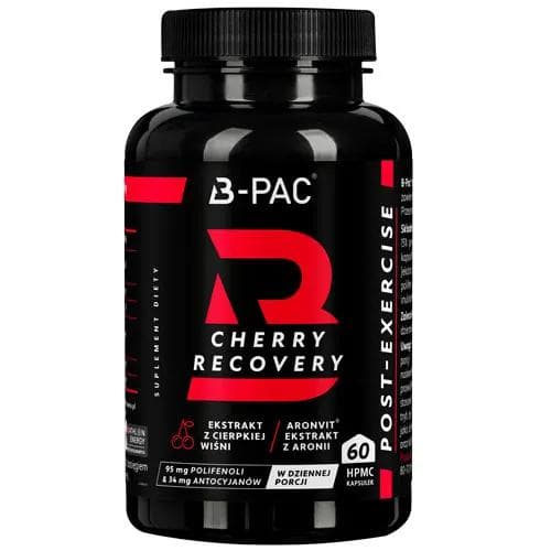 Aronpharma - B-PAC Cherry Recovery - 60 Caps – Aronpharma förpackning