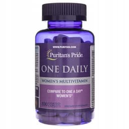 Puritan's Pride - One Daily Kvinder Multivitamin med Zink - 100 Tabletter