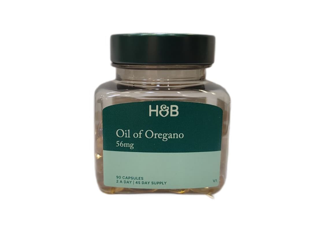 Holland & Barrett - Oil of Oregano – Holland & Barrett förpackning