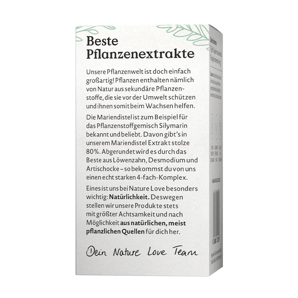 Nature Love - Mælkeurtkompleks - 60 Kapsler