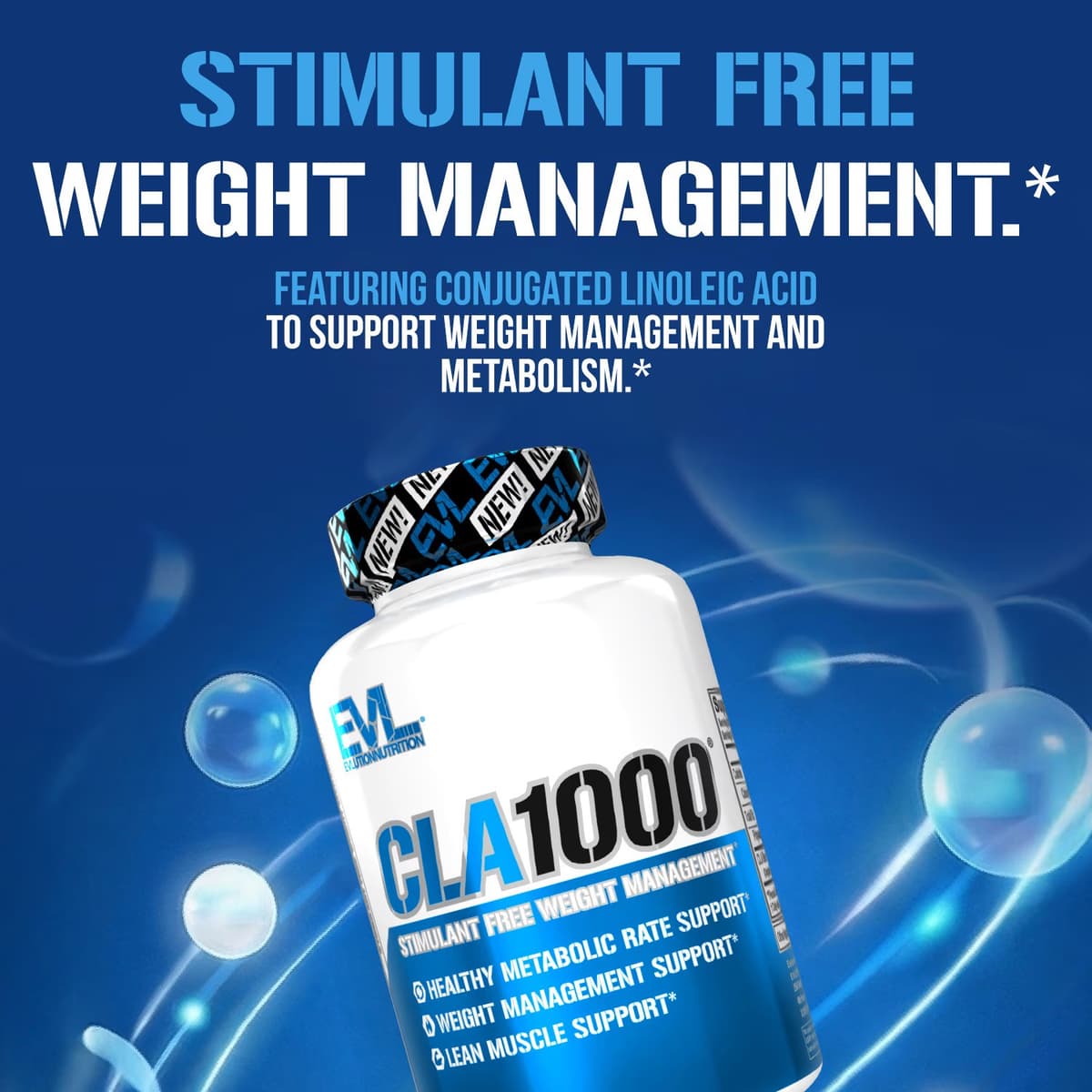EVLution Nutrition - CLA 1000 - 90 Softgels