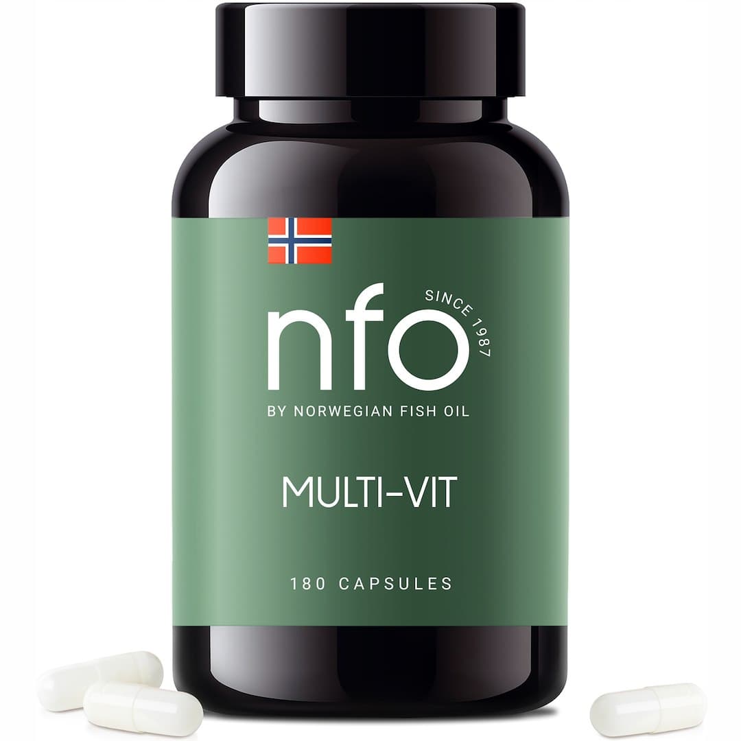Nfo - Multi-Vitamin - 180 Caps – NFO förpackning