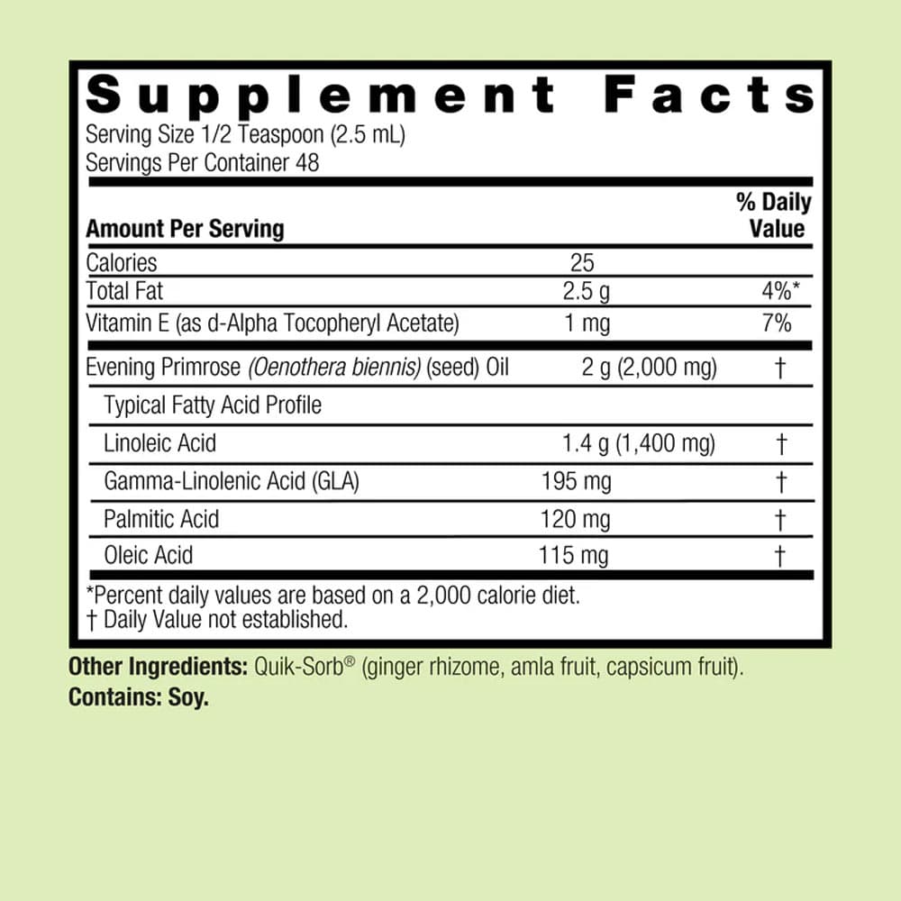 Nature's Answer - Evening Primrose Oil - 4 Fl oz | 120ml