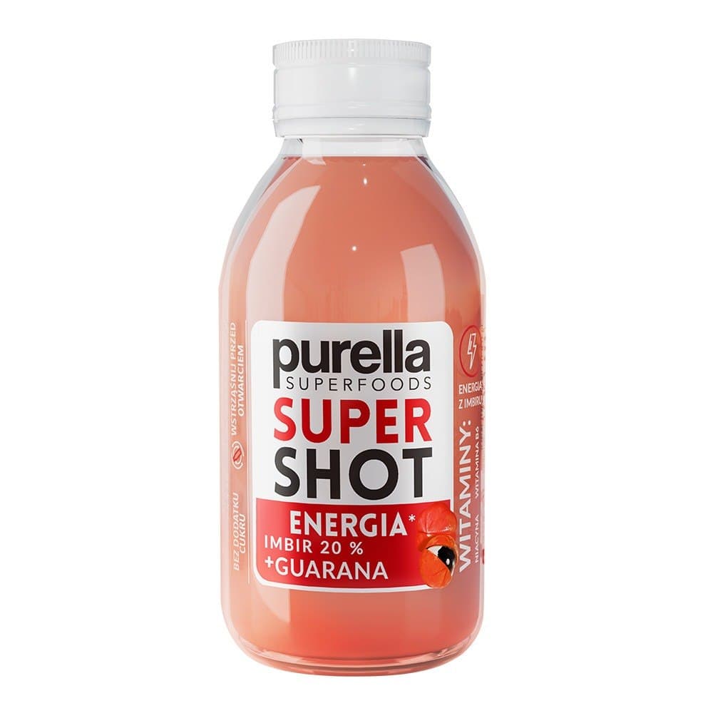 Purella Superfoods - Super Shot - 100ml – Purella förpackning