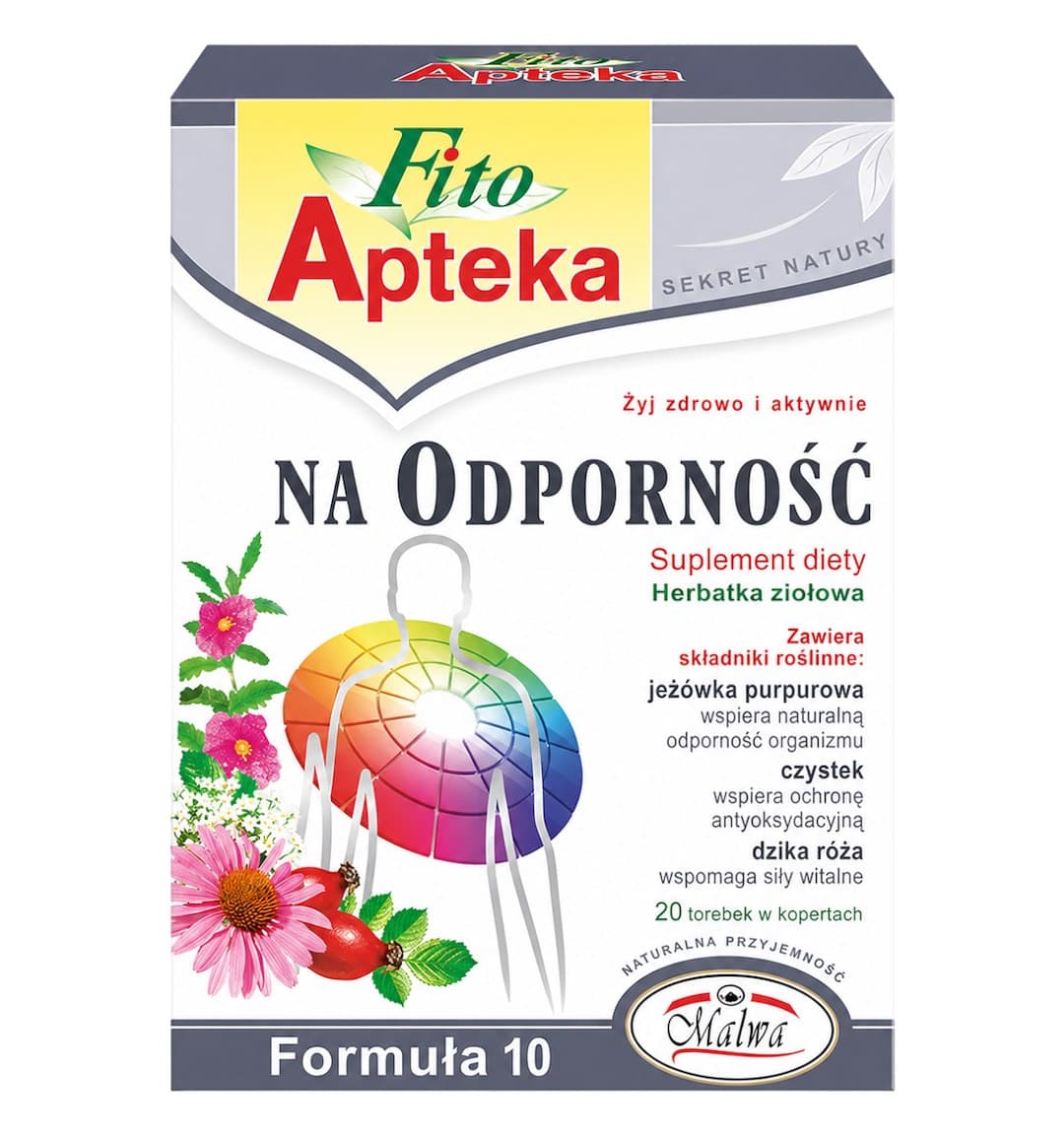 Malwa - F10 For Immunity Tea 20*2g – Malwa förpackning