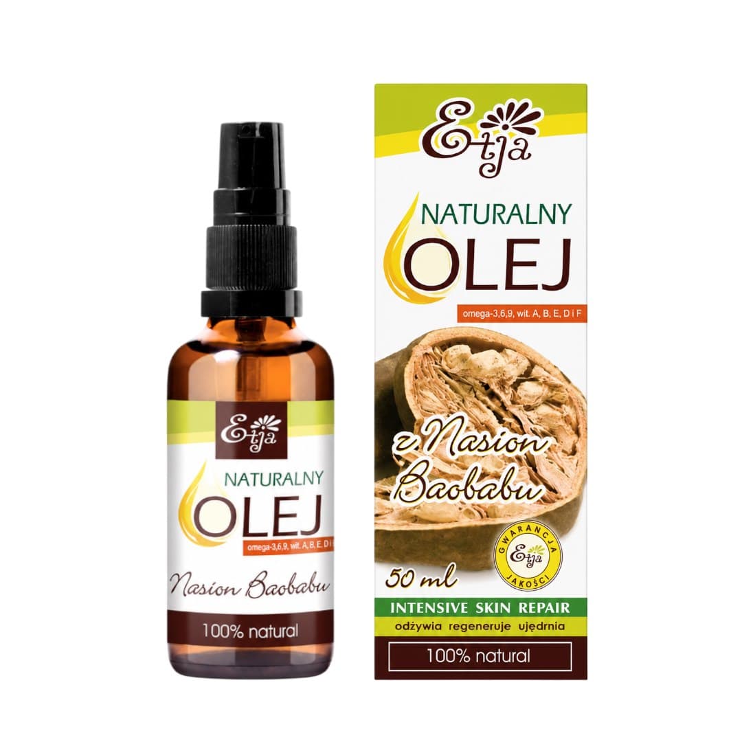 Etja - Baobab Seed Oil - 50ml – Etja förpackning