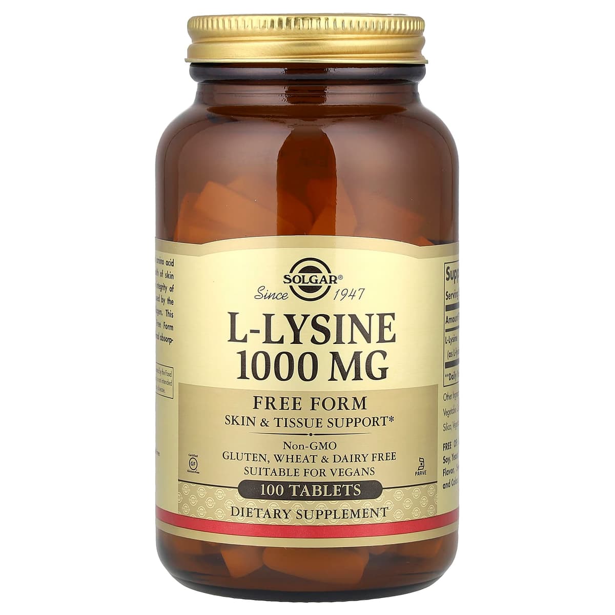 Solgar - L-Lysiini