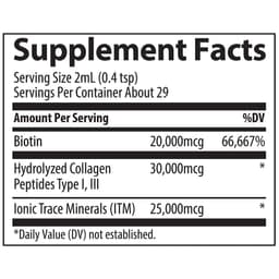 Trace Minerals Ionic Biotin + Collagen - 2 Fl. oz.