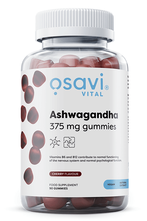 Osavi - Ashwagandha 375mg Gummies Cherry - 90 Count – Osavi förpackning