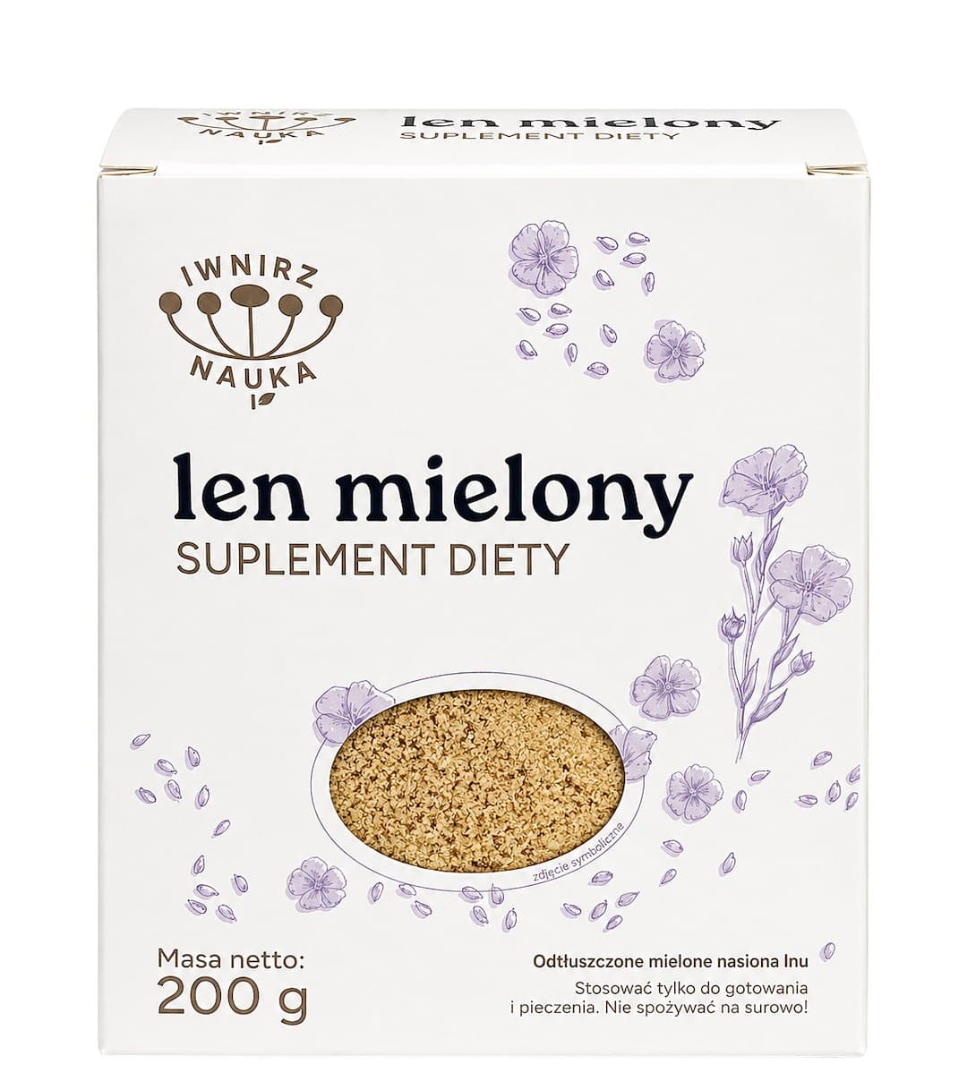 Instytut Włókien Naturalnych I Roślin Zielarskich - Ground Flax - 200g