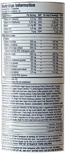 Muscletech - Hydroxycut Hardcore Super Elite - 100 kasviskapselia